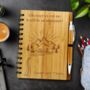 Personalised Eco Bamboo Road Trip Travel Journal, thumbnail 3 of 7