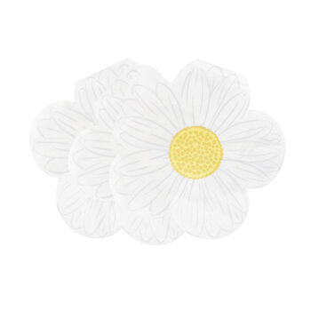Daisy Party Paper Napkins X 20, 2 of 3