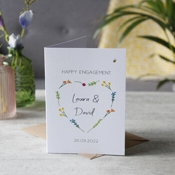 Personalised Magnet Engagement Card, 2 of 7