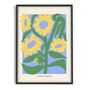 Sunflower Abstract Artwork Print 50cm X 70cm, thumbnail 1 of 1