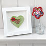 Poppy Pottery Anniversary Personalised Frame, thumbnail 2 of 2