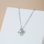 Crystal Interlocking Cross Pendant Necklace, thumbnail 1 of 3