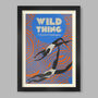 Wild Thing Wild Swimming Poster Print, thumbnail 1 of 3