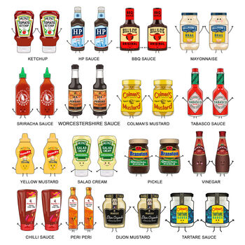 Personalised Family Condiments Print, 4 of 5