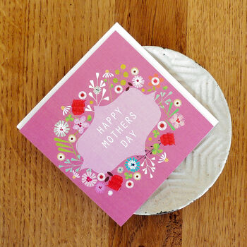 Floral Mother's Day Motif Card, 4 of 5