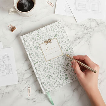 ‘Home Is My Happy Place’ Notebook And Pen Gift Set, 3 of 4