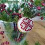 Set Of Four Christmas Handmade Tree's Decorations, thumbnail 7 of 12