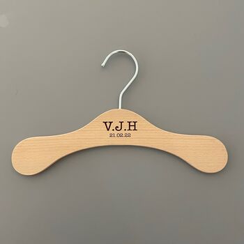 Personalised Wooden Children's Clothes Hanger, 4 of 7