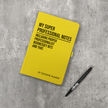 Personalised A5 Super Professional Business Notebook, 5 of 10