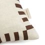 Vibes Square Cushion In French Linen, thumbnail 3 of 3