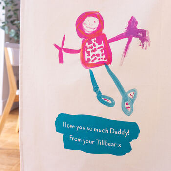 Personalised Your Child's Drawing Tea Towel, 2 of 4
