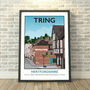 Tring High Street, Hertfordshire Print In Day Or Dusk, thumbnail 1 of 6