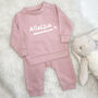 Personalised Name With Star Baby Jogger Set, thumbnail 2 of 4