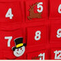 G Decor Large Felt Santa Reusable Advent Calendar, thumbnail 4 of 4