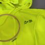 Personalised Children Adult Bold Neon Hoodies, thumbnail 12 of 12