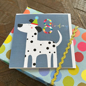 Dalmatian 8th Birthday Card, 4 of 5