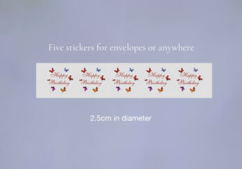 Nanny Birthday Butterfly Kisses Butterflies Card, 4 of 12