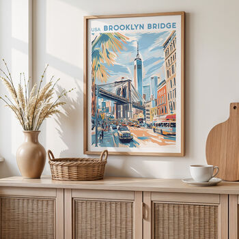 Brooklyn Bridge, New York City Poster, 6 of 11