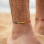 Just Like Us Pride Kebebasan Anklet, thumbnail 2 of 7