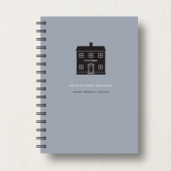 Personalised New Home Planner Or Notebook, 7 of 7
