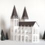 Paper Cathedral Christmas Decoration, thumbnail 6 of 9
