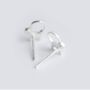 Sterling Silver Cat Stud Earrings, thumbnail 4 of 5