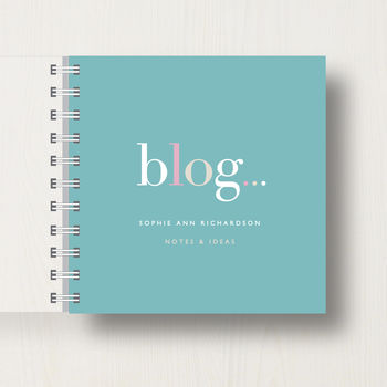 Personalised Blogger's' Small Notebook, 8 of 10