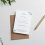Green Eucalyptus Wedding Invitation Suite, thumbnail 3 of 8
