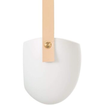 Pack Of Three White Flower Plant Wall Hanging Pot, 4 of 4