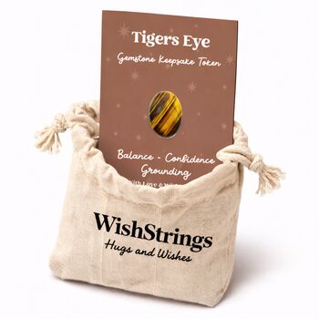 Tigers Eye Keepsake Token Confidence Gift, 2 of 3
