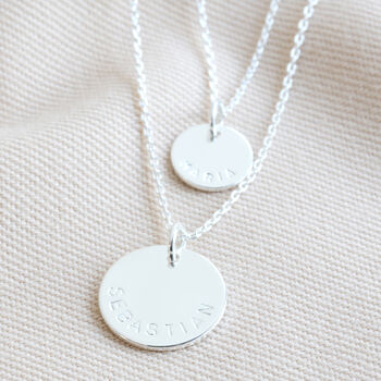 Personalised Layered Chain And Charm Necklace, 5 of 6