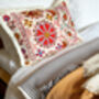 Puglia Cotton And Linen Modern, Double Sided Blanket Mustard, thumbnail 2 of 6