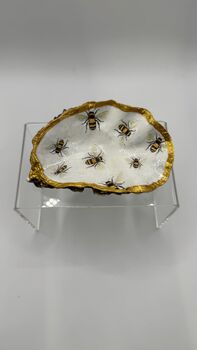 Bee Oyster Shell Trinket Dish, 2 of 5