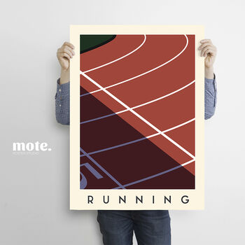 Running Minimalist Sports Poster, 4 of 4