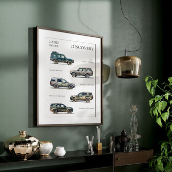 Land Rover Discovery Wall Print Gift, 3 of 5