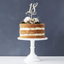 Decorative Birthday Age Wooden Cake Topper, thumbnail 1 of 7