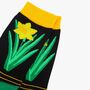 Men's Welsh Daffodil Floral Print Bamboo Socks, thumbnail 3 of 4