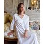 Ladies Long Sleeve Nightdress 'Elizabeth', thumbnail 4 of 8