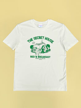 'As Seen On Tv' Secret House Screen Printed T Shirt, 3 of 3