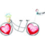 Bicycle Built For Two Anniversary Valentines Card, thumbnail 2 of 2