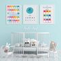 Colourful Bsl Alphabet Print, thumbnail 1 of 4