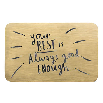 'Your Best Is Always Good Enough' Wallet Card Keepsake, 5 of 10