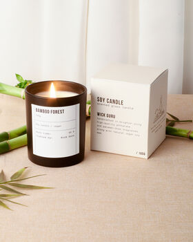 Bamboo Forest Candle | Bamboo + White Lotus + Cedarwood, 3 of 3
