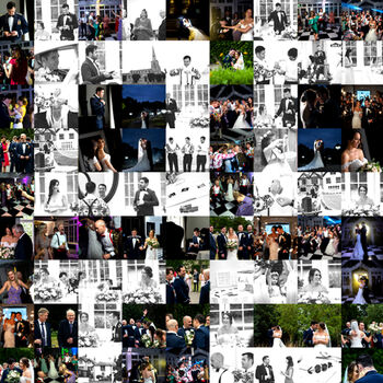 Personalised Anniversary Photo Mosaic Word Art – Made From Your Favourite Memories, 3 of 7