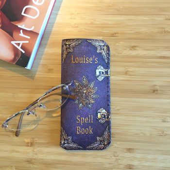 Personalised Book Of Spells Glasses Case, 2 of 5