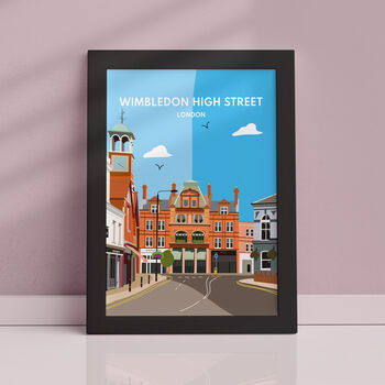 Wimbledon High Street London Framed Print, 2 of 6