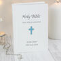 Personalised Blue Cross Holy Bible Gift, thumbnail 1 of 3