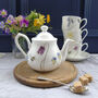 Bee And Spring Flowers Small Teapot, thumbnail 6 of 12