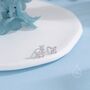 Sterling Silver Asymmetric White Hydrangea Cz Stud Earrings, thumbnail 3 of 12