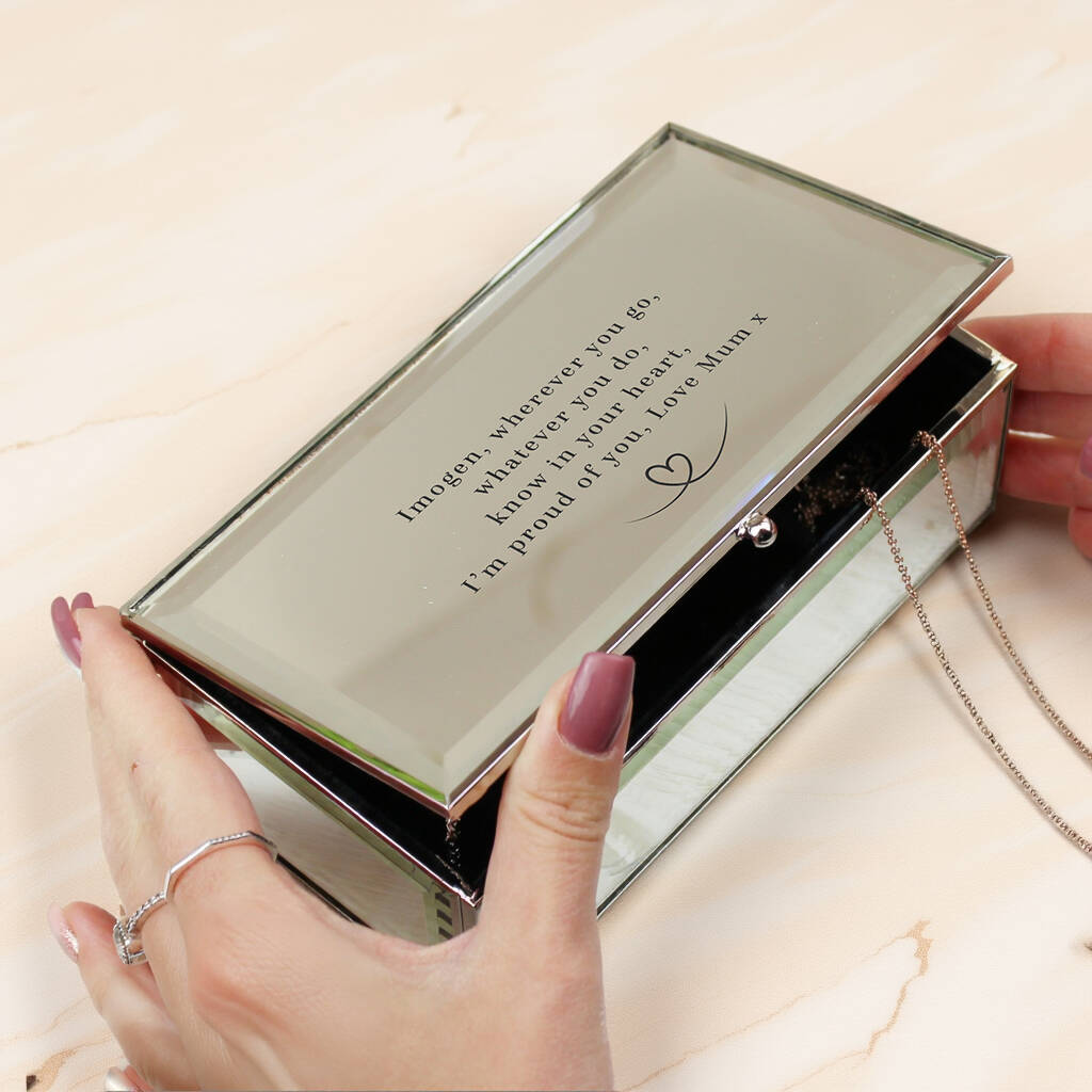 Trinket, Jewellery And Keepsake Boxes Personalised Heart…, 1 of 5